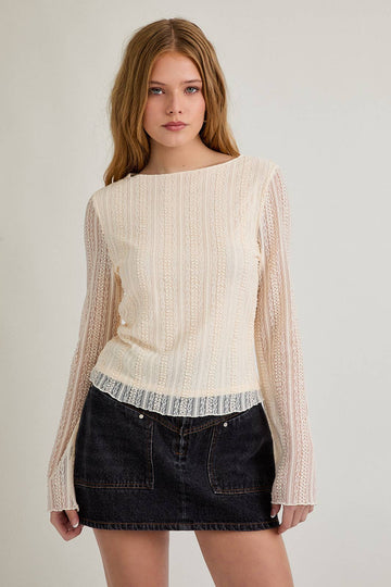 Long Sleeve Top Lace