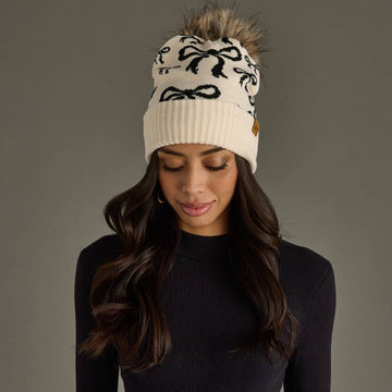 Bow Pom Hat