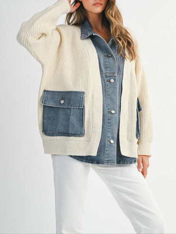 Oversized Sweater Cardigan