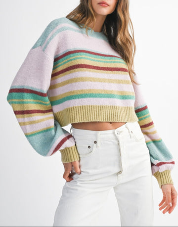 Raven Striped Sweater