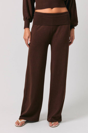 Folded Waist Sweater Pants
