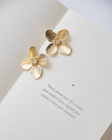 Bloom Statement Flower Earrings