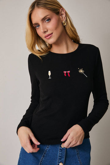 New Year Graphic Top