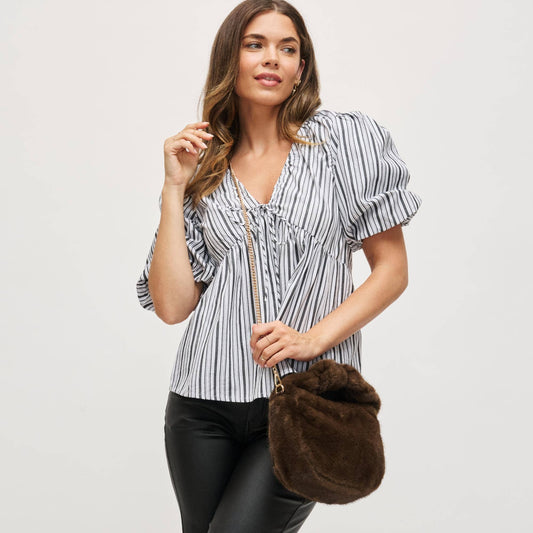 Monica Fur Crossbody