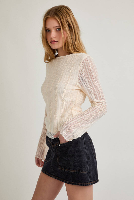 Long Sleeve Top Lace