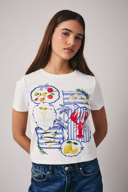 The Santorini Graphic T-Shirt