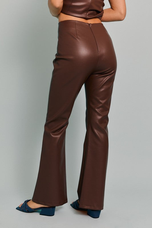 Faux Leather Pants