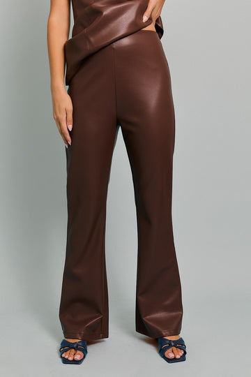 Vegan Leather Pants