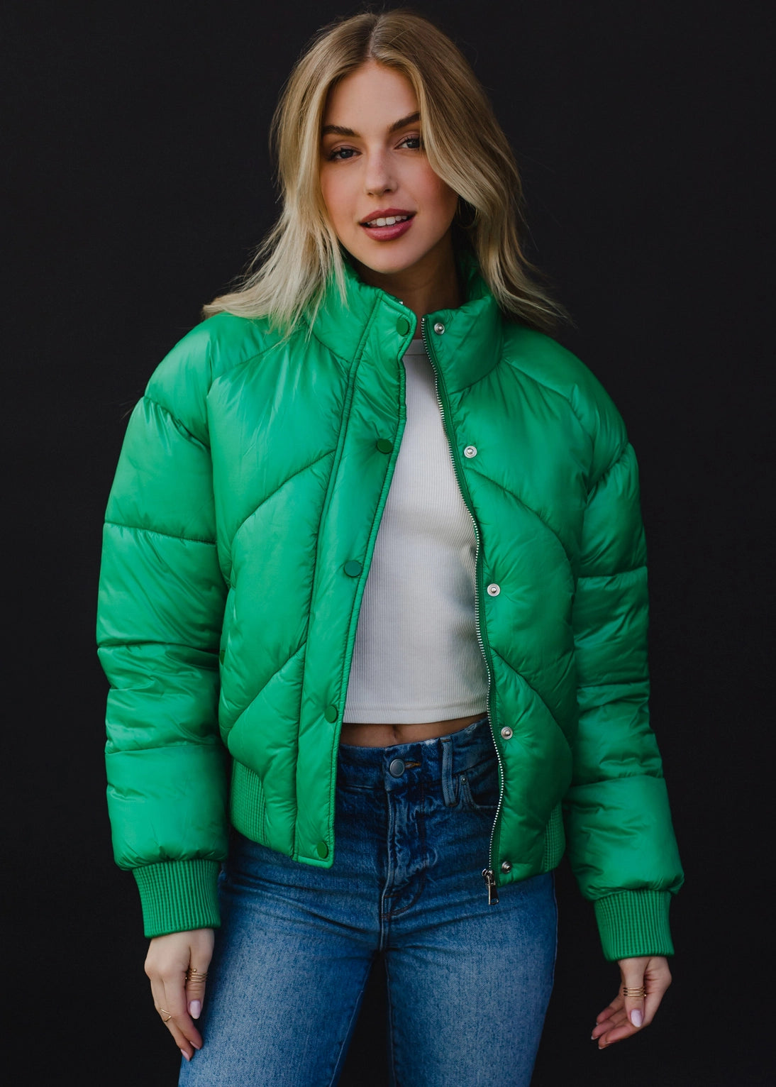 Cropped Puffer Jacket