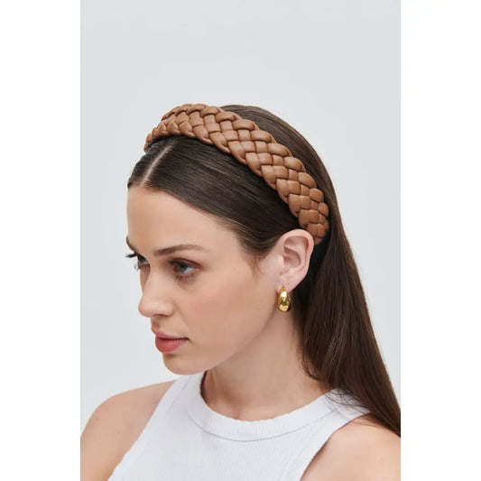 Braided Leather Headband