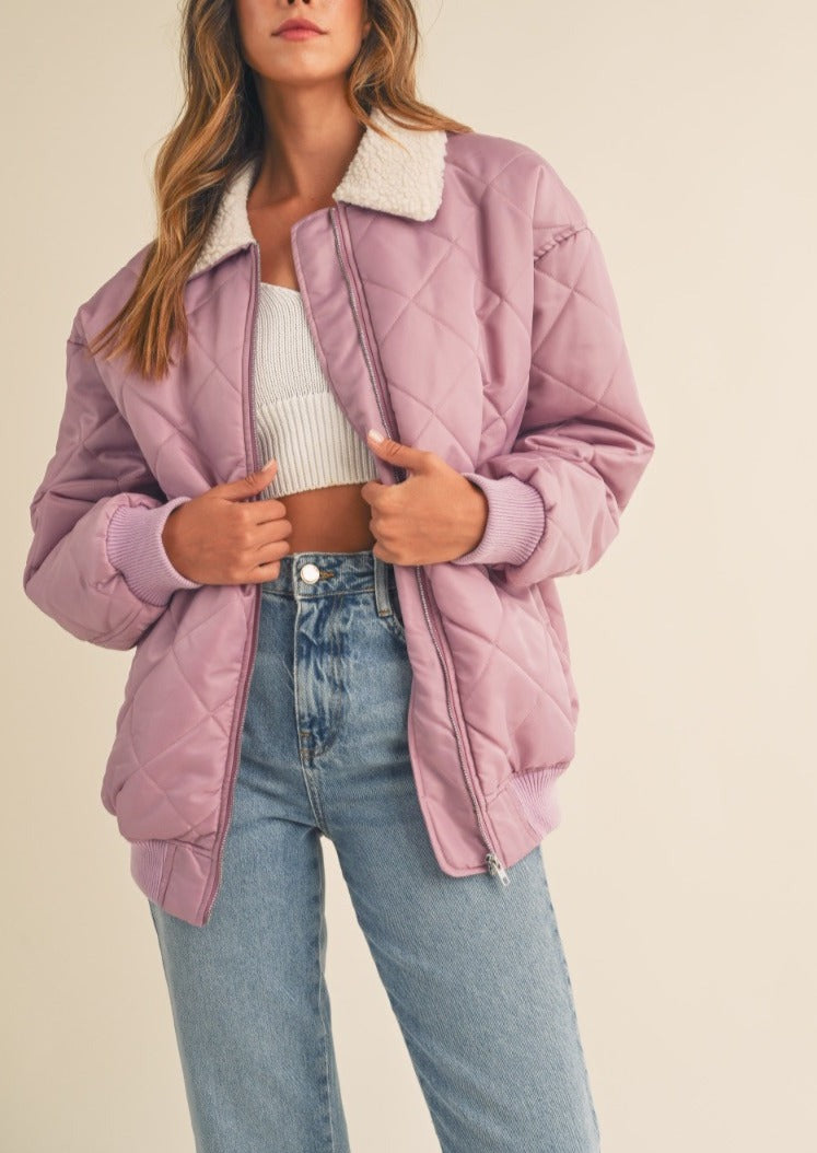 Oversized Quilted Jacket
