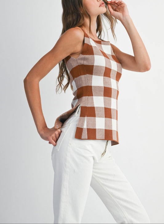 Gingham Top